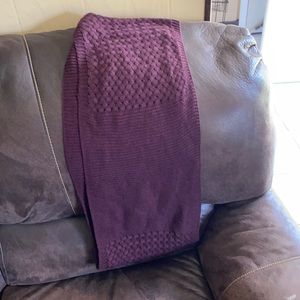 Purple infinity scarf